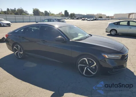 2022 Honda Accord Sport из США, поврежденный, VIN 1HGCV2F34NA007340